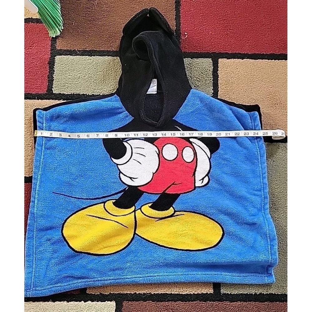 Disney MICKEY MOUSE Kids' Super Soft Cozy Hooded Poncho